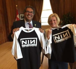 Nine Inch Nails logo (ab)used by Canadian politicians - the fans don't buy it