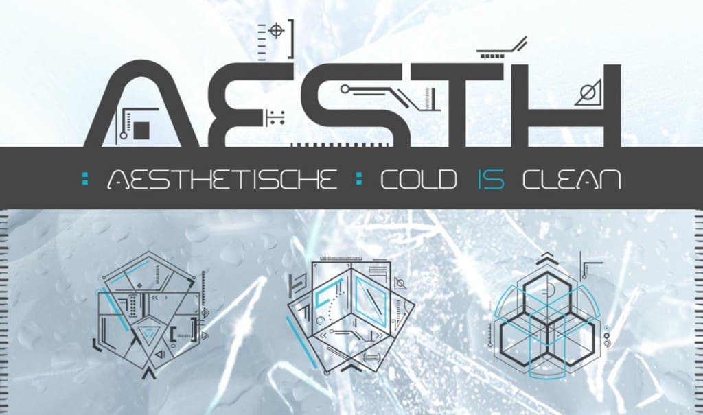 Top industrial dance act Aesthetische strike back with an ultra danceable 5-track EP 'Cold Is Clean' featuring Diffuzion frontwoman and Mari Kattman on guest vocals