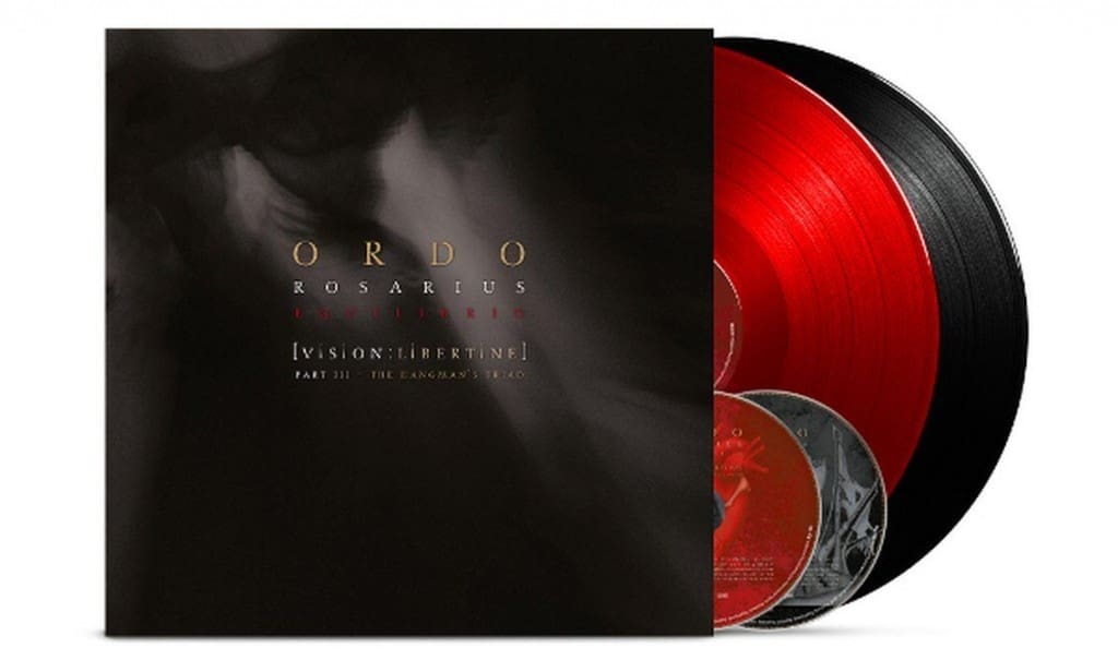 3 formats for Ordo Rosarius Equilibrio's 'Vision: Libertine - The Hangman's Triad' release including vinyl