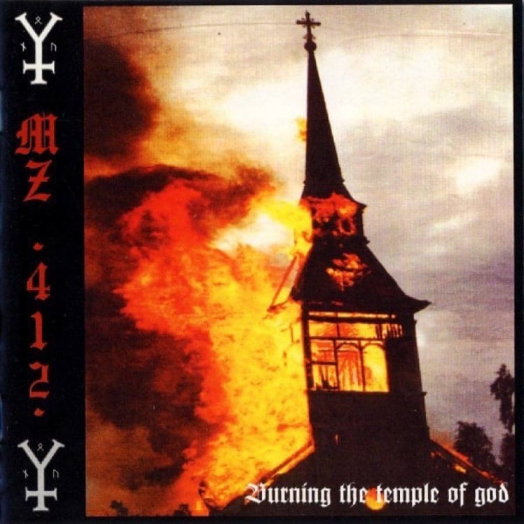 MZ.412 sees re-release classic 'Burning the Temple of God' album on white vinyl (ONLY 206 copies available - get yours here)