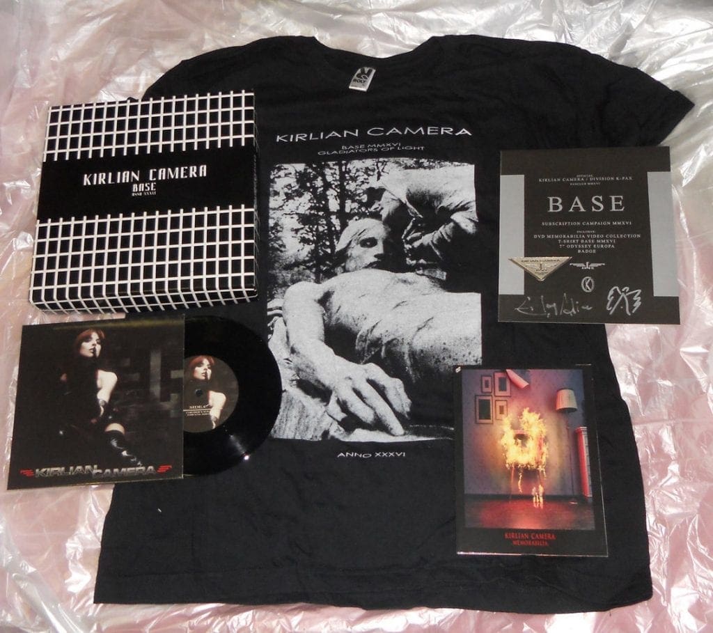 Kirlian Camera releases 'Base Box' boxset feat. 7", DVD, shirt and more
