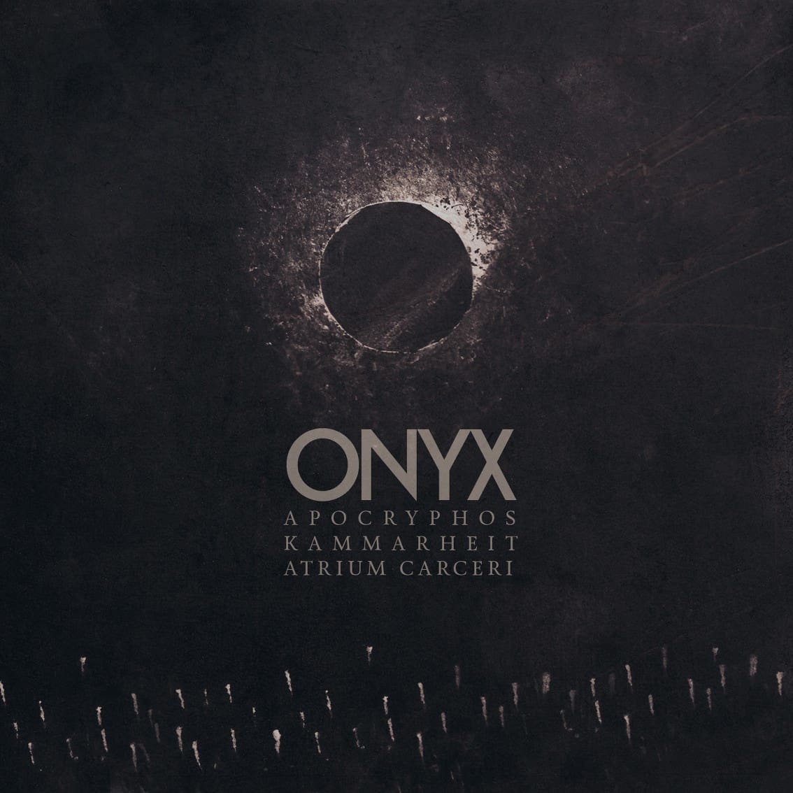 Atrium Carceri teams up with Apocryphos and Kammarheit for the album Onyx