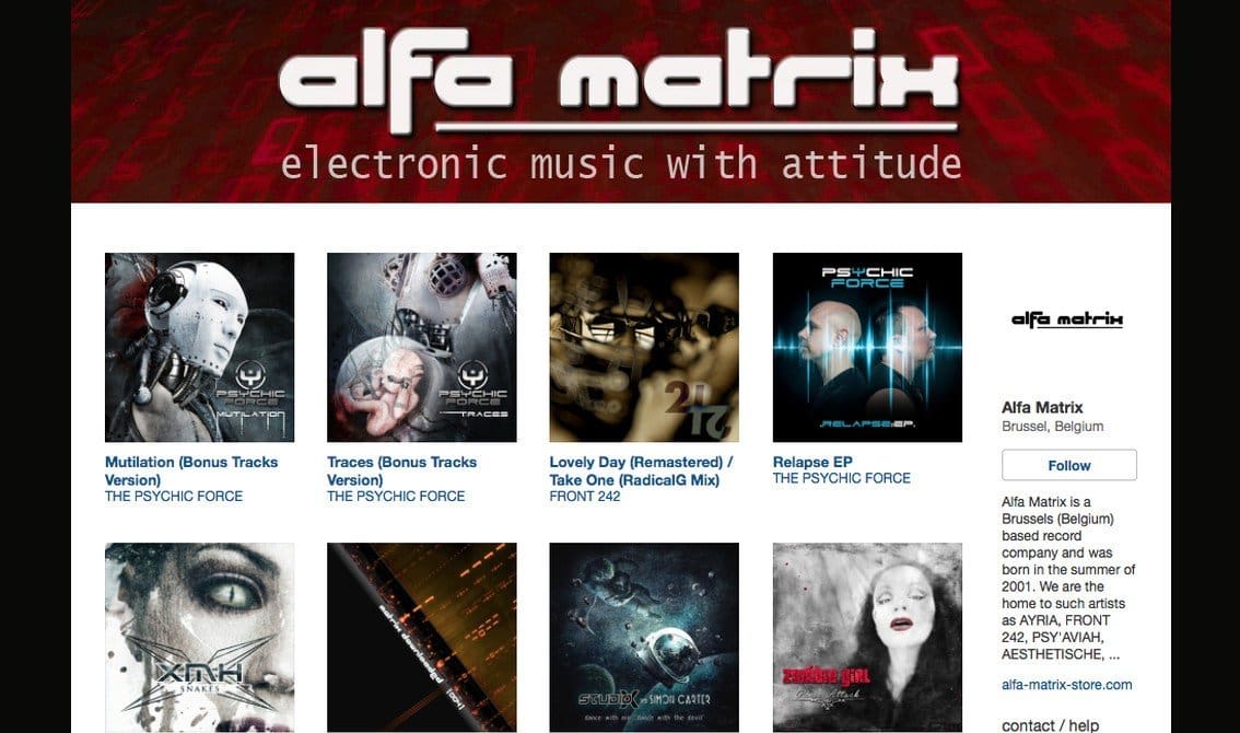 Alfa Matrix adds over 40 (sold out) releases on Bandcamp + September reduction code!