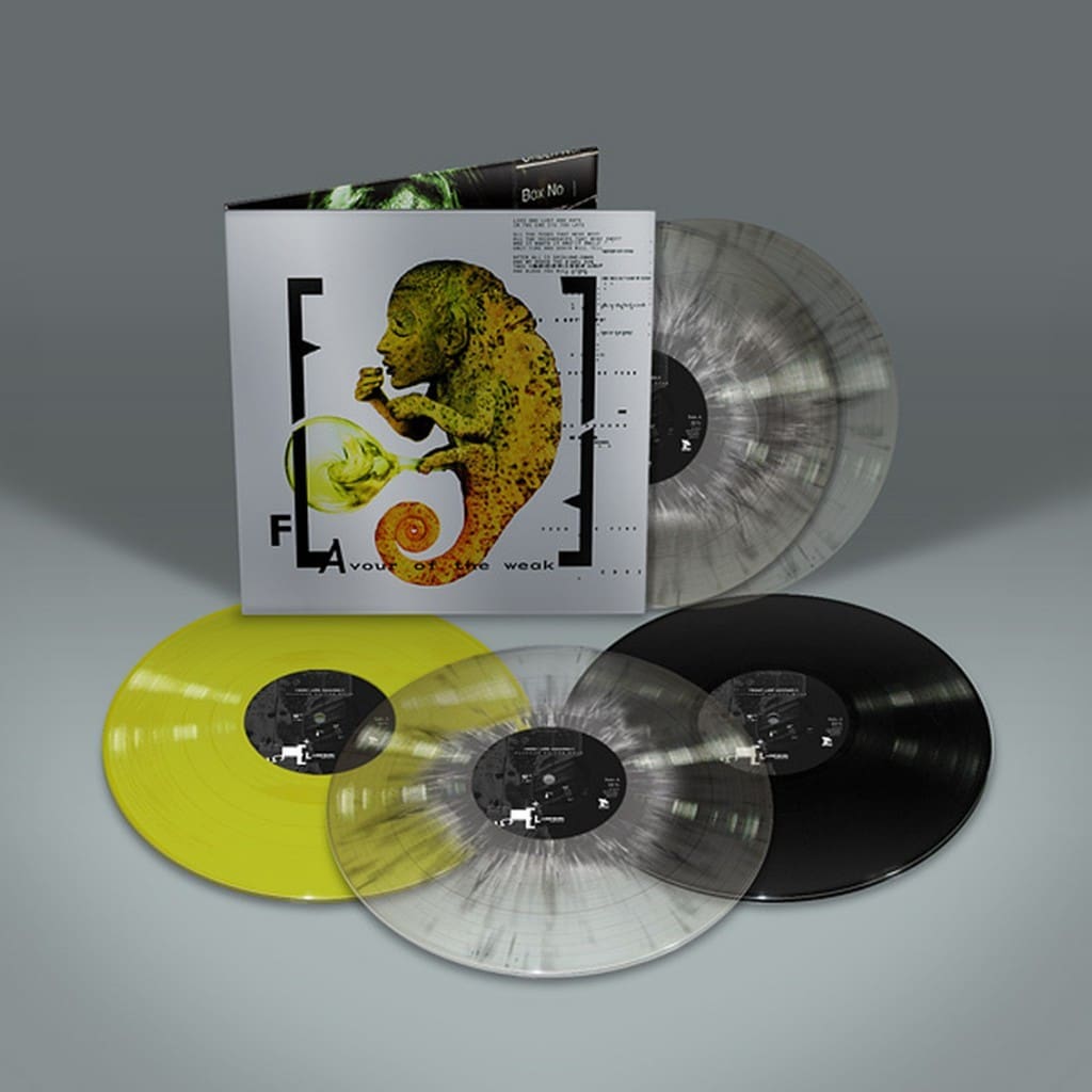 Exclusive stream re-release Front Line Assembly album 'FLAvour of the Weak' + available as 3X 2LP vinyl set - get it here