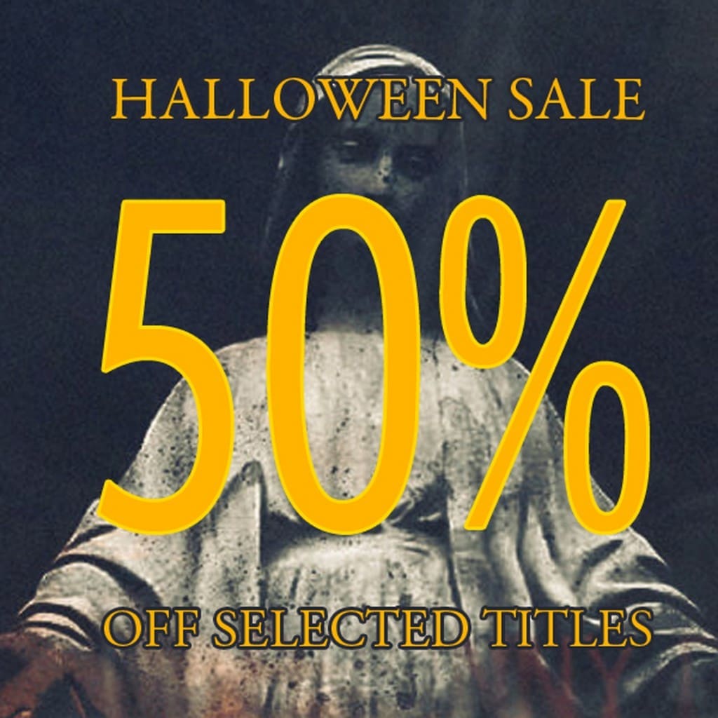 Cryo Chamber halloween sale - 50% off selected digital titles (of a dark and ominous character)
