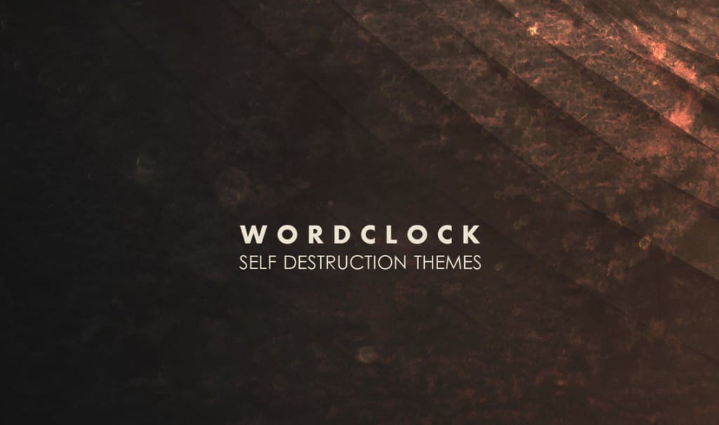 Wordclock Sees 2nd Album self Destruction Themes Released on Cryo Chamber Listen Now Sideline Magazine Wordclock Sees 2nd Album 'self Destruction Themes' Released on Cryo Chamber - Listen Now