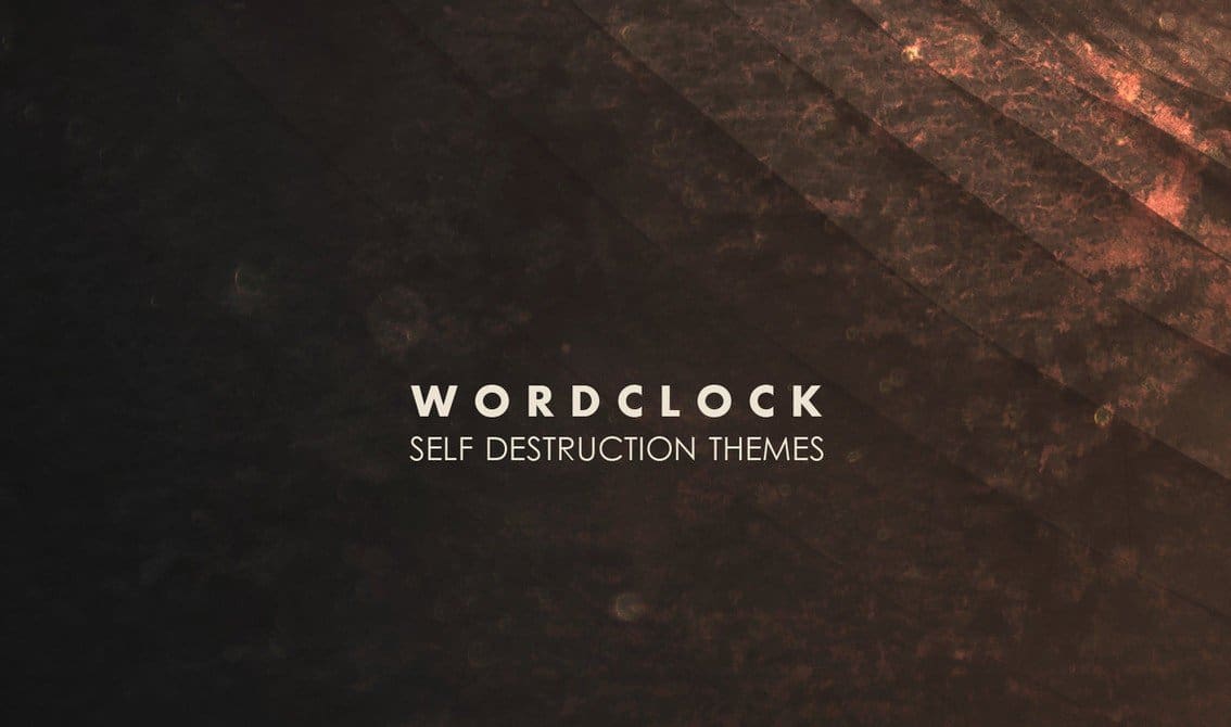 Wordclock sees 2nd album 'Self Destruction Themes' released on Cryo Chamber - listen now