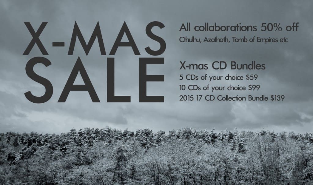 Cryo Chamber launches X-mas sales and CD bundles