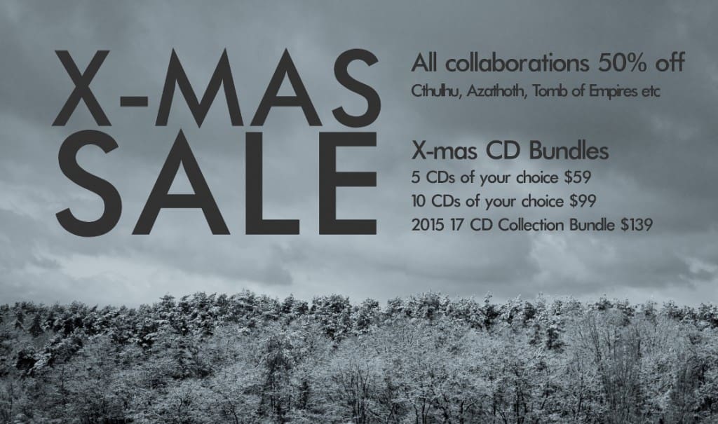 Cryo Chamber Launches Xmas Sales and Cd Bundles Sideline Magazine Cryo Chamber Launches X-mas Sales and Cd Bundles