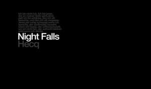 Hecq sees album 'Night Falls' reissued as 2LP vinyl