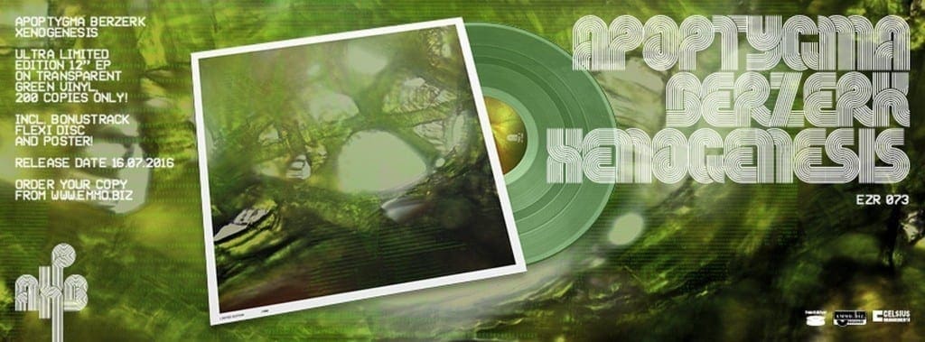 Apoptygma Berzerk sees 3rd experimental electronic instrumental EP released: 'Xenogenesis'