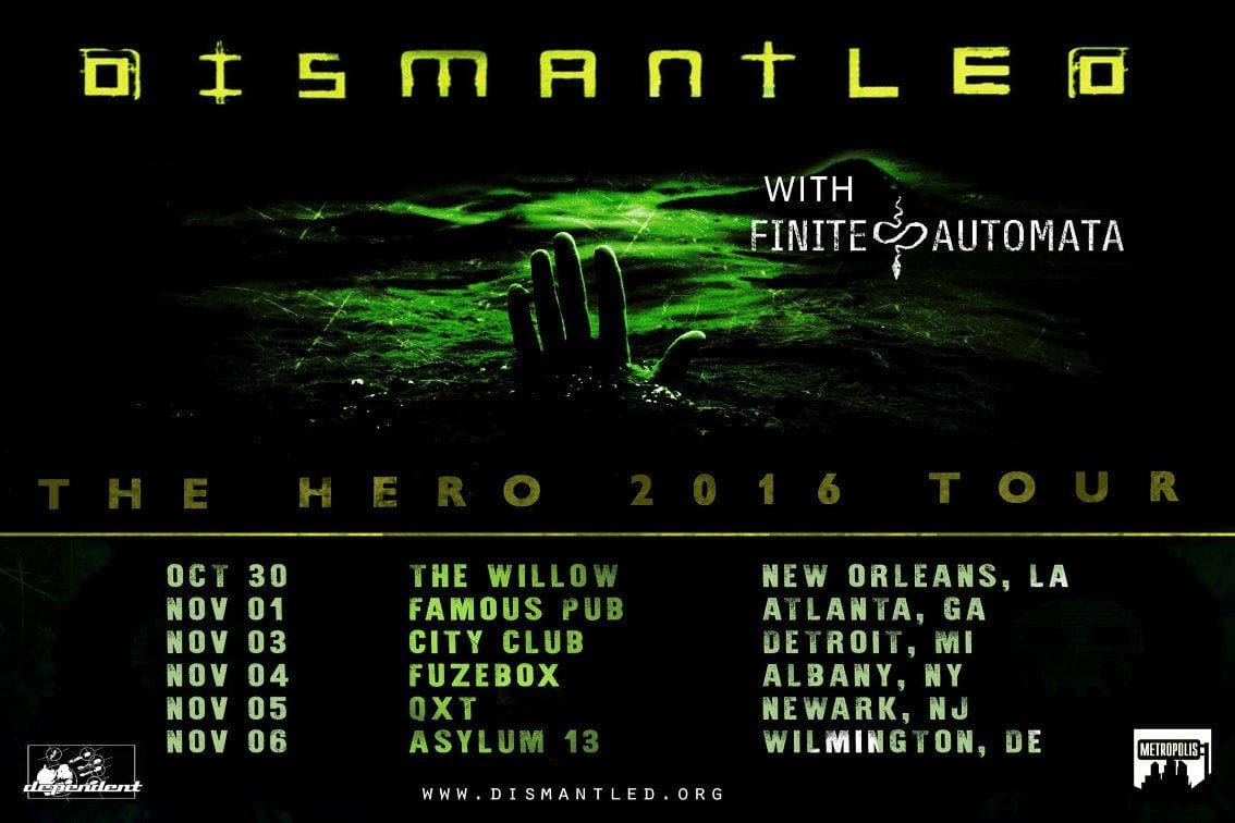 Dismantled launches short East Coast tour - watch the trailer