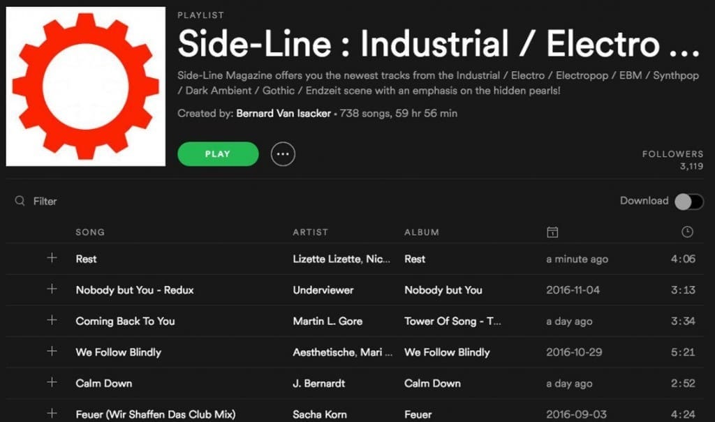 It's time to follow us on Spotify (in case you haven't done so yet) !
