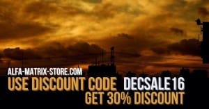 Alfa Matrix launches special discount action - get 30% off with this discount code: DECSALE16