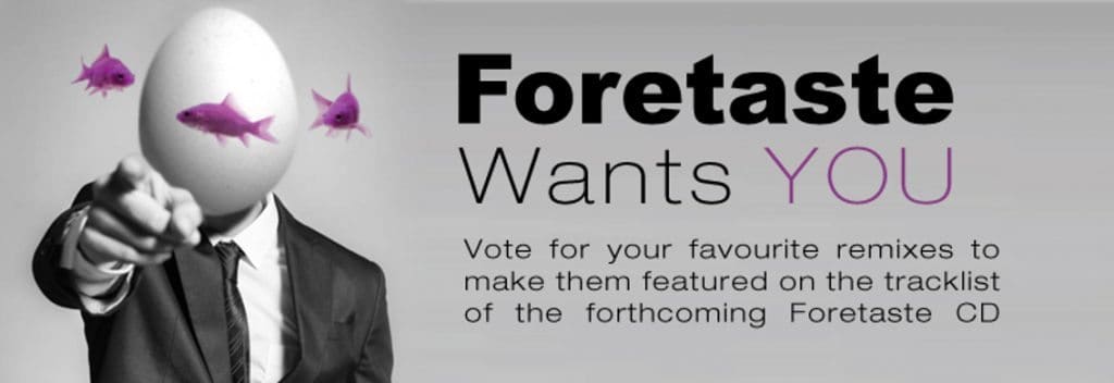 Vote for your favourite Foretaste remix for the upcoming remix album'Alter/Egoes, the remixes selection'