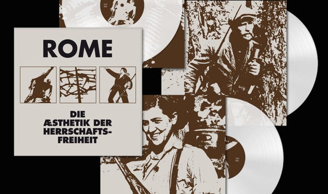 3 vinyl LP reissue for 2011 Rome album 'Die Æsthetik der Herrschaftsfreiheit'