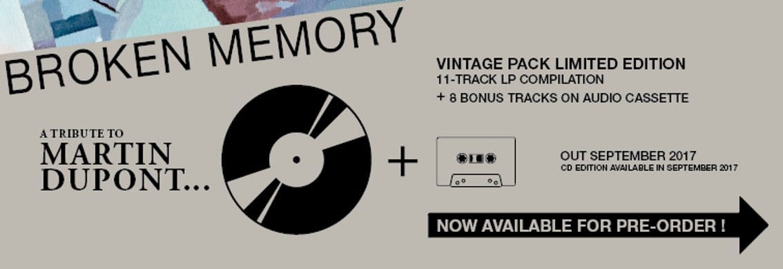 Boredomproduct Has Started the Vinyl Pre-orders for 'broken Memory: a Tribute to Martin Dupont' - Watch the First Teaser!