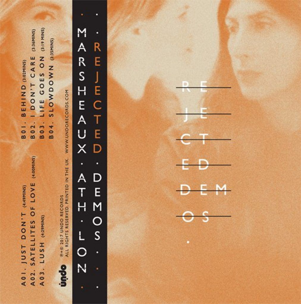 Marsheaux releases rejected demos on cassette - get your copy now - limited quantities available