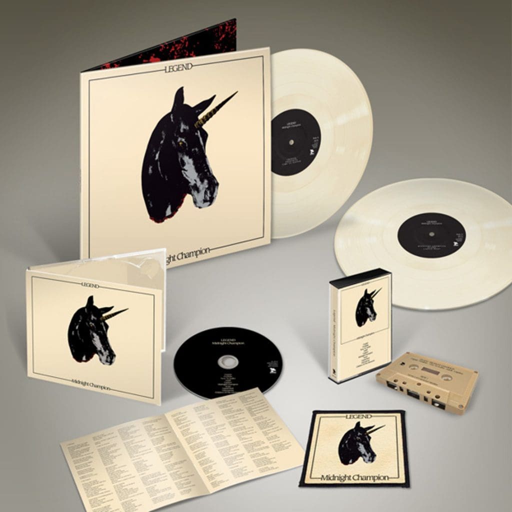 Legend Releases Fanpack for midnight Champion Fanpack Album Including Cdcream 2lpcassettepatch Sideline Magazine Legend Releases Fanpack for 'midnight Champion Fanpack' Album Including Cd/cream 2lp/cassette/patch