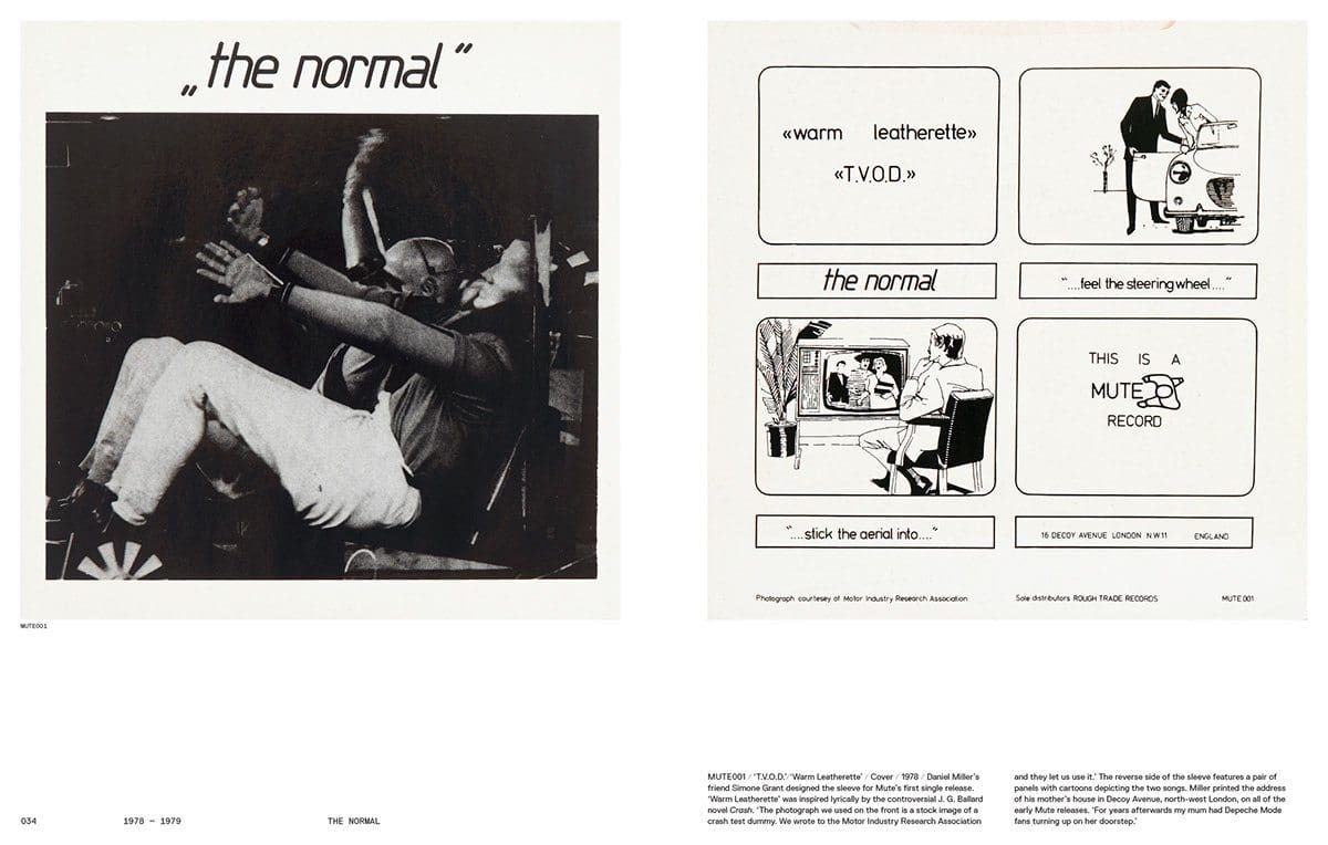 Legendary Label Mute Records Visually Documented in Hardback Book 'mute: a Visual Document' Incl. Depeche Mode, Erasure, ...