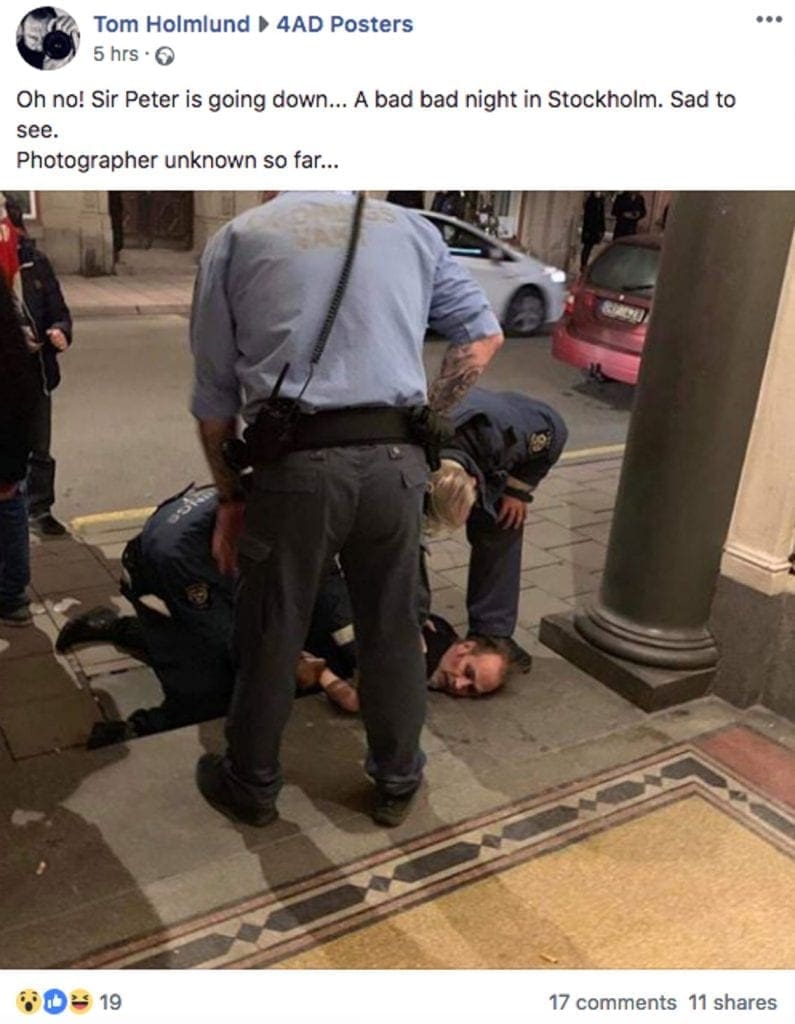 Peter Murphy (Bauhaus) kicked out of own show in Stockholm after launching a bottle in the rcrowd