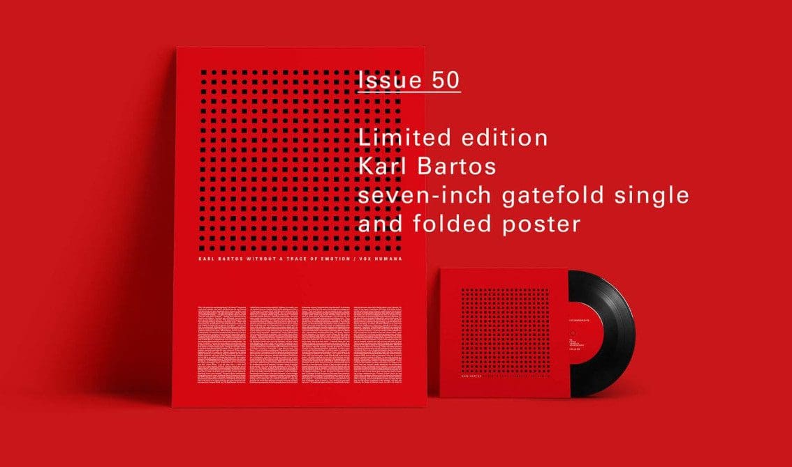 2-track Karl Bartos vinyl single with 50th issue Electronic Sound