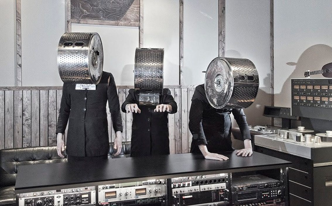 This is a must-see! Cleaning Women share new video for single 'Leap Of Faith', all played on instruments... made out of cleaning appliances. Produced by Einstuerzende Neubauten's Alexander Hacke