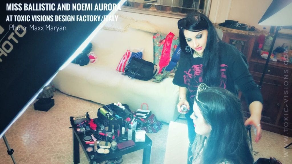 Backstage at the Miss Ballistic angelspit Side Project Photoshoot in Italy + Kickstarter Sideline Magazine Backstage at the Miss Ballistic (angelspit Side Project) Photoshoot in Italy + Kickstarter