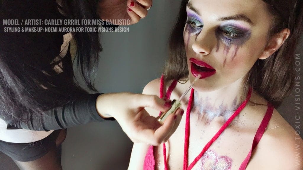 Backstage at the Miss Ballistic angelspit Side Project Photoshoot in Italy + Kickstarter Sideline Magazine Backstage at the Miss Ballistic (angelspit Side Project) Photoshoot in Italy + Kickstarter