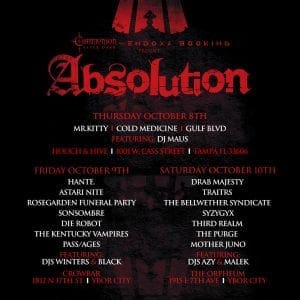 Second annual Absolution Festival announces dates and lineup