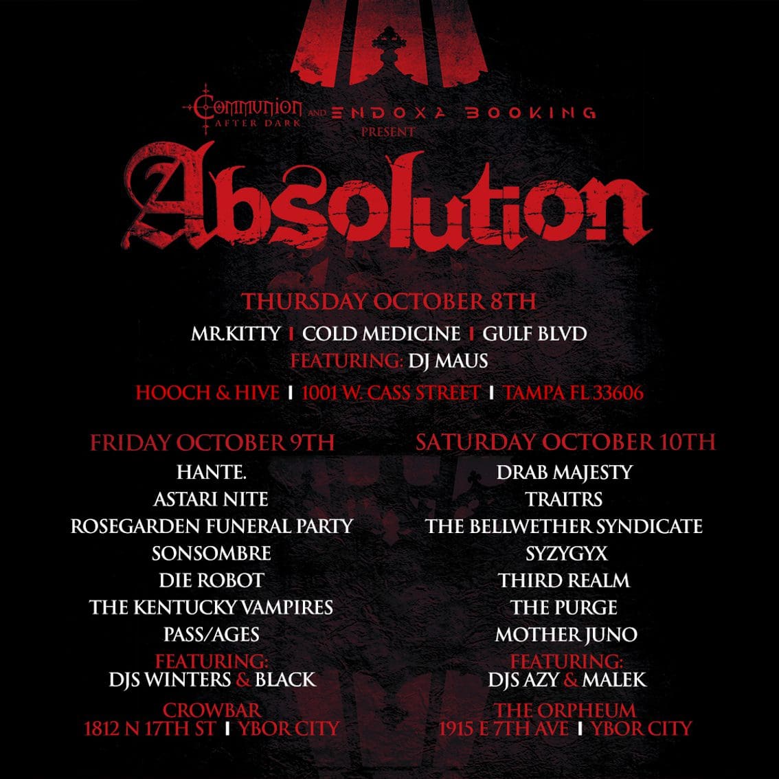 Second annual Absolution Festival announces dates and lineup