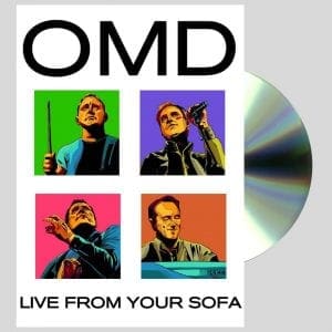 OMD announce live DVD 'Live from Sofa' (available with 2 different covers)