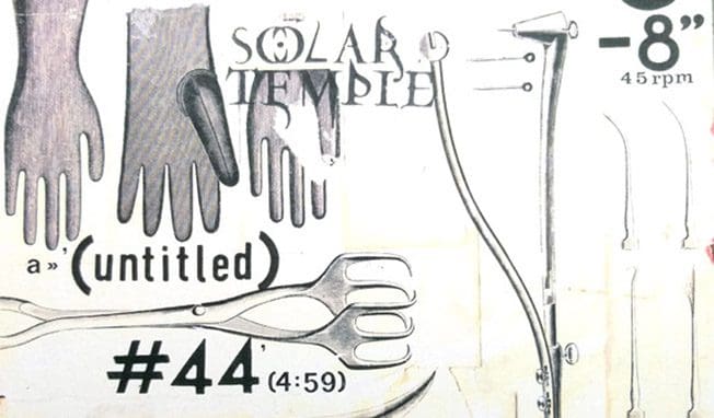 Solar Temple Releases 8 Extremely Limited Edition Vinyl Single Sideline Magazine Solar Temple Releases 8'' Extremely Limited Edition Vinyl Single