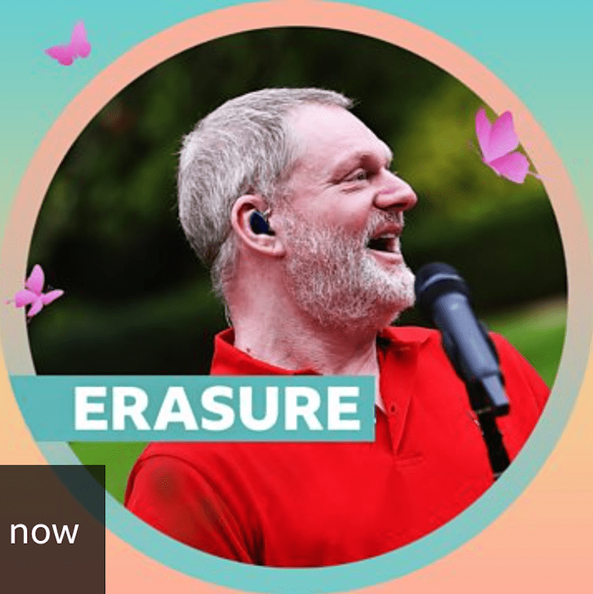 Listen to 7-track set of Erasure at BBC Radio 2's 'Live At Home' festival