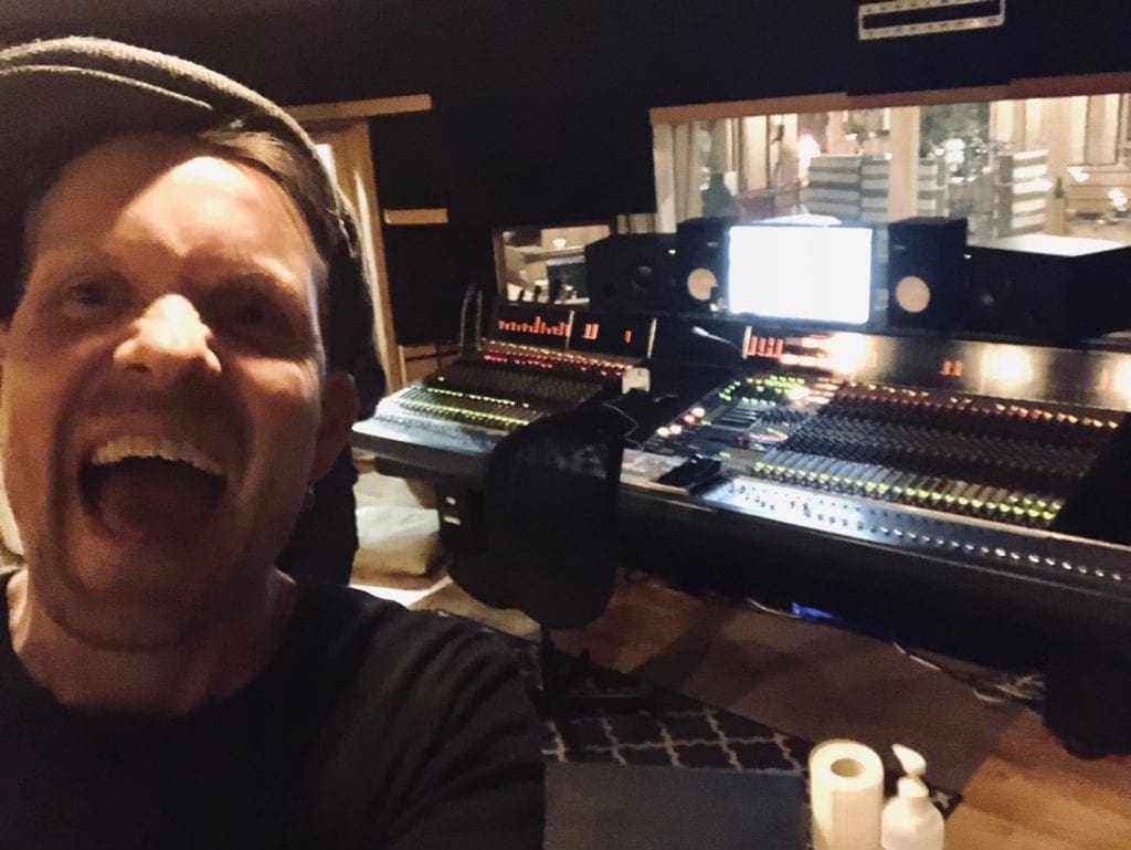 The definition of "Happy being back in the studio" :D