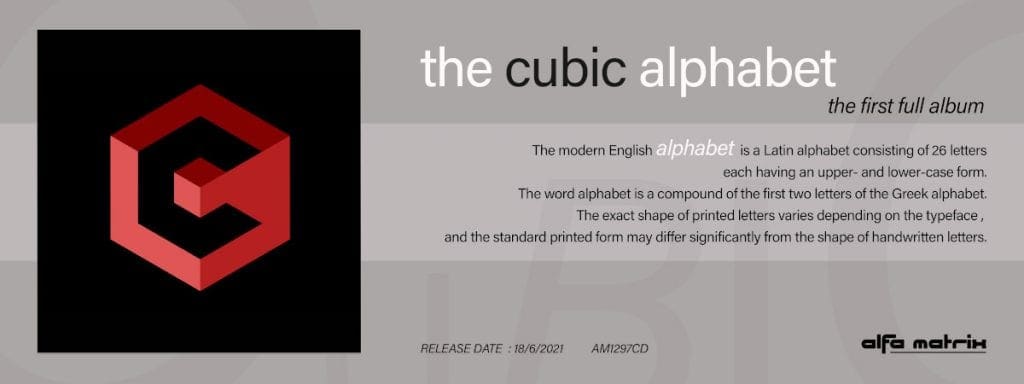 Belgium's Dark Electronics Act Cubic Presents Excellent Debut Album 'the Cubic Alphabet' - out Today