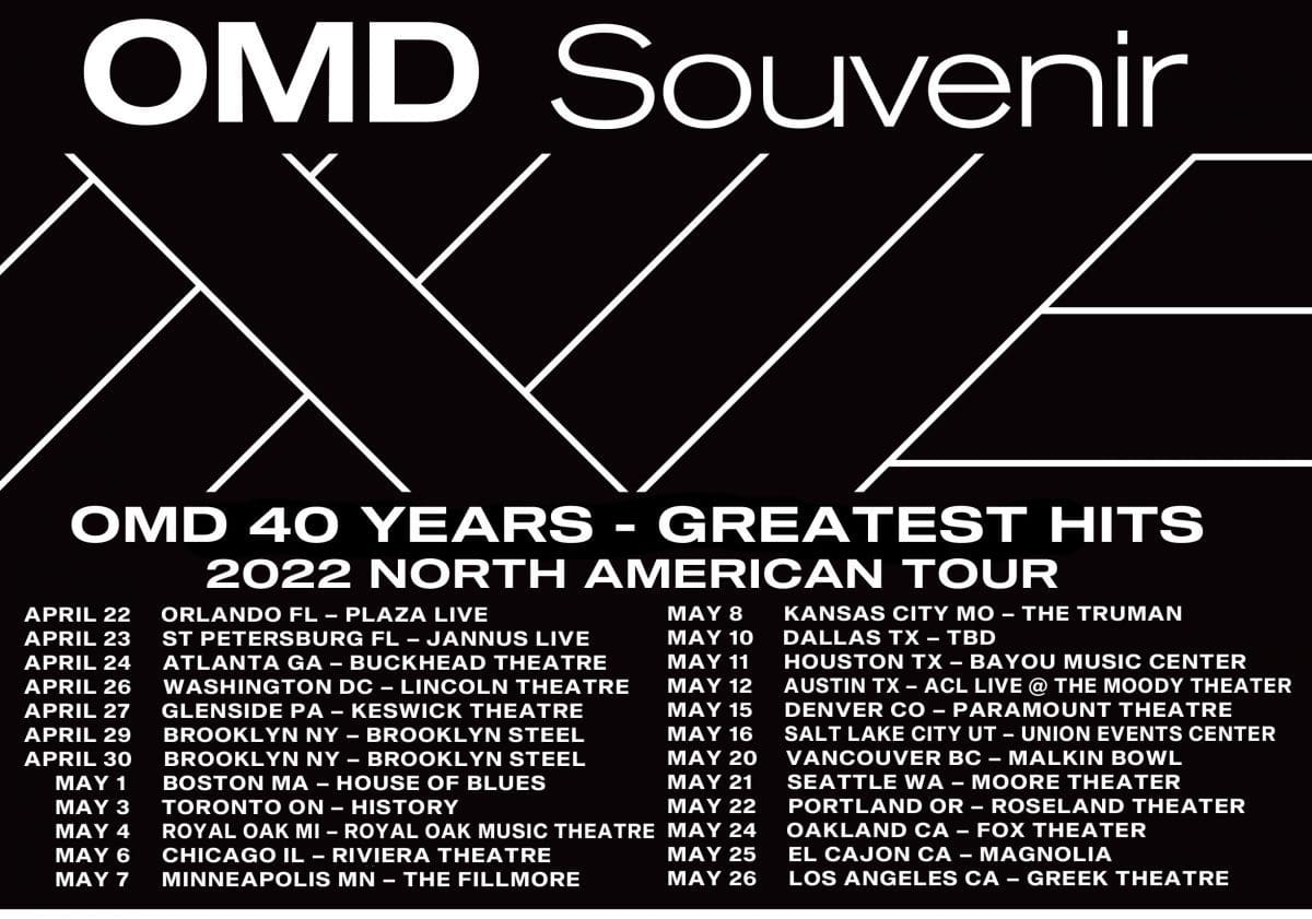 omd tour uk 2022