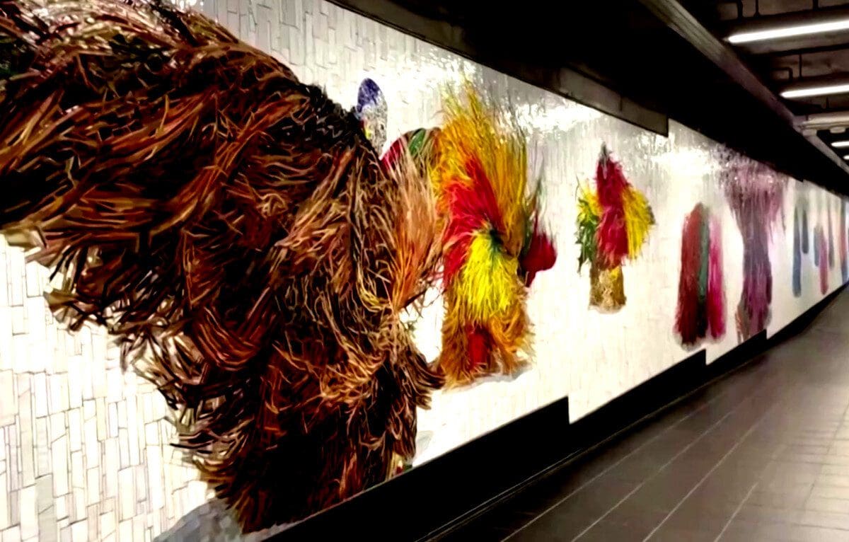 Nick Cave reveals 1st of 3 installations for the New York City's Metropolitan Transportation Authority (MTA)
