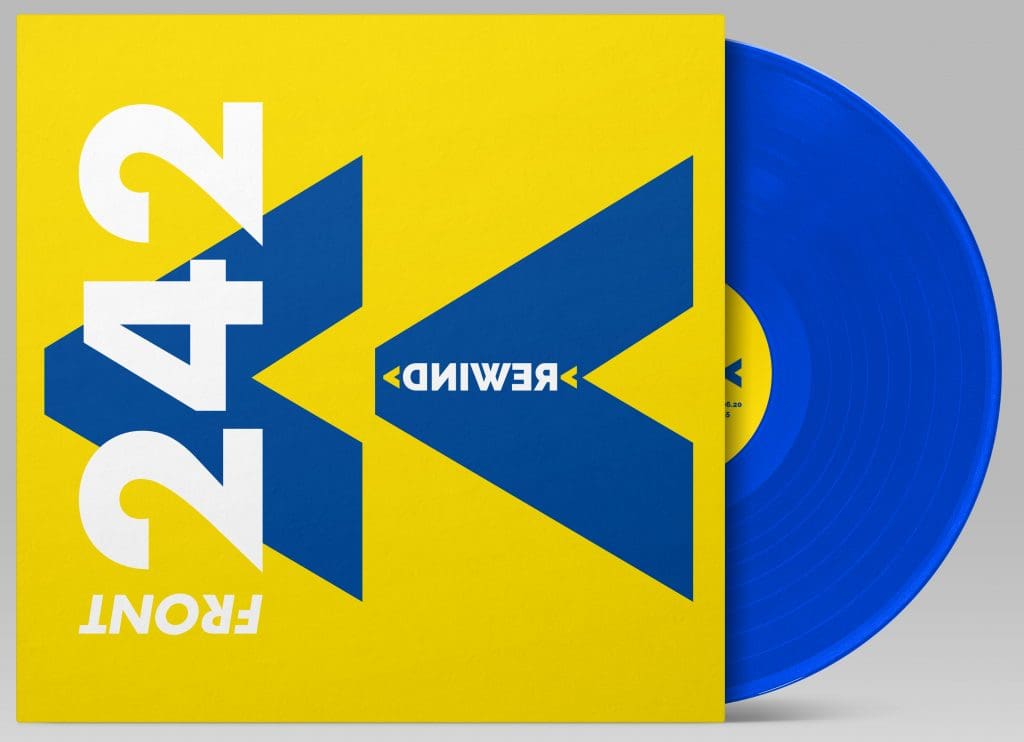 Front 242 announces'Rewind' (Solid Blue) vinyl + Bandcamp exclusive download with 2 bonus tracks