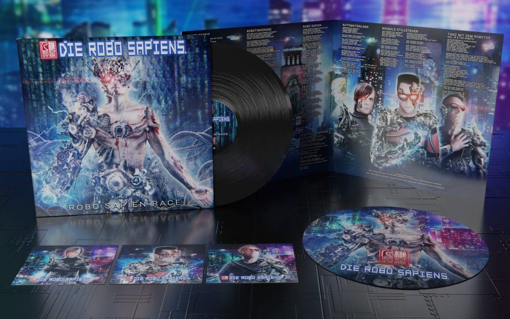 out Now - Debut Album by Die Krupps Side-project Die Robo Sapiens - 'robo Sapien Race' out on Vinyl and As 2cd Boxset