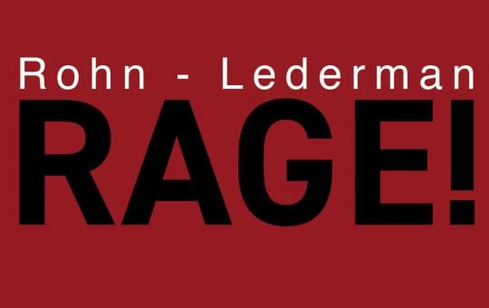 Electropop project Rohn - Lederman to release 'Rage!' Album on September 2nd - check a first video
