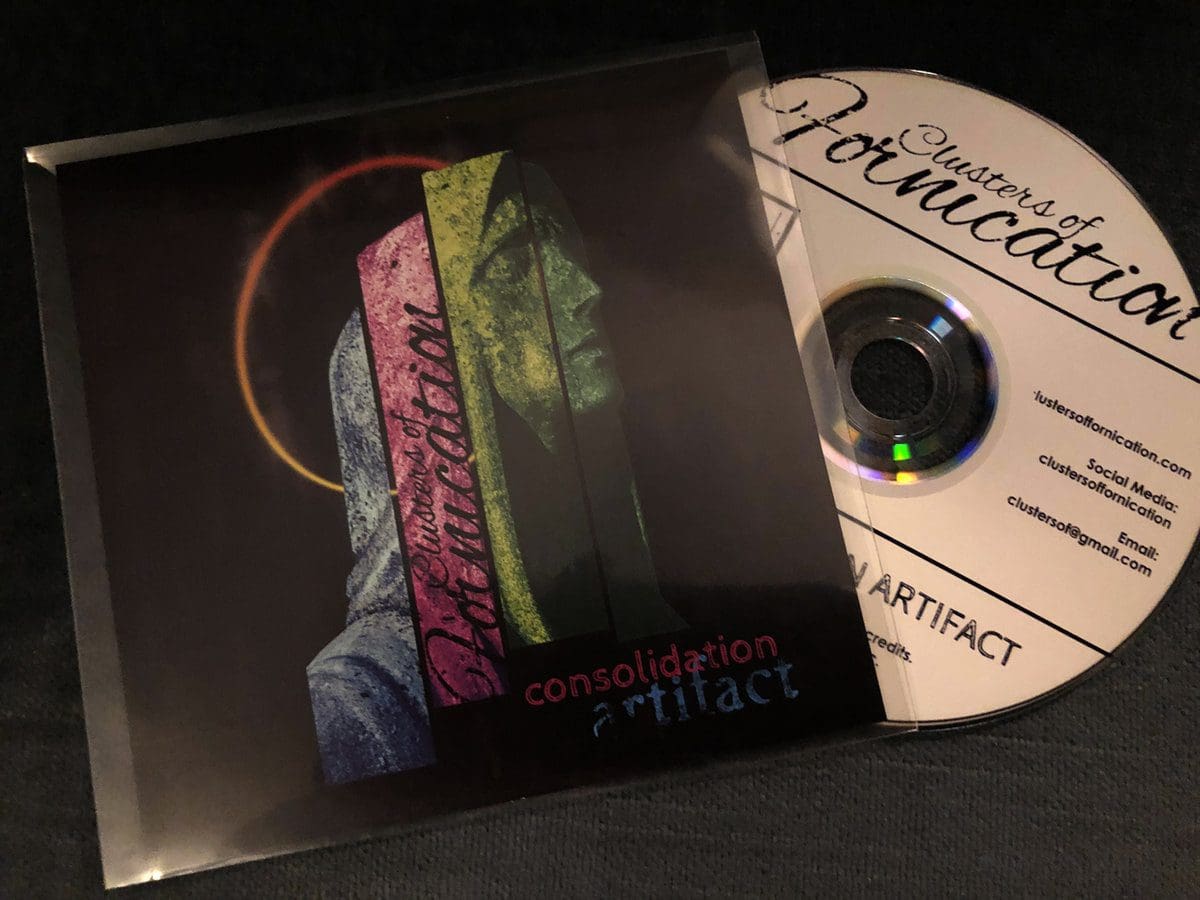 Darkwave act Clusters Of Fornication unites 4 download EPs on limited CD (and cassette) editions