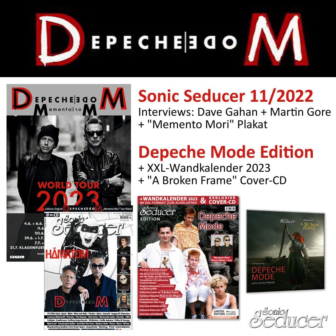 Sonic Seducer goes Depeche Mode in two dedicated issues of the