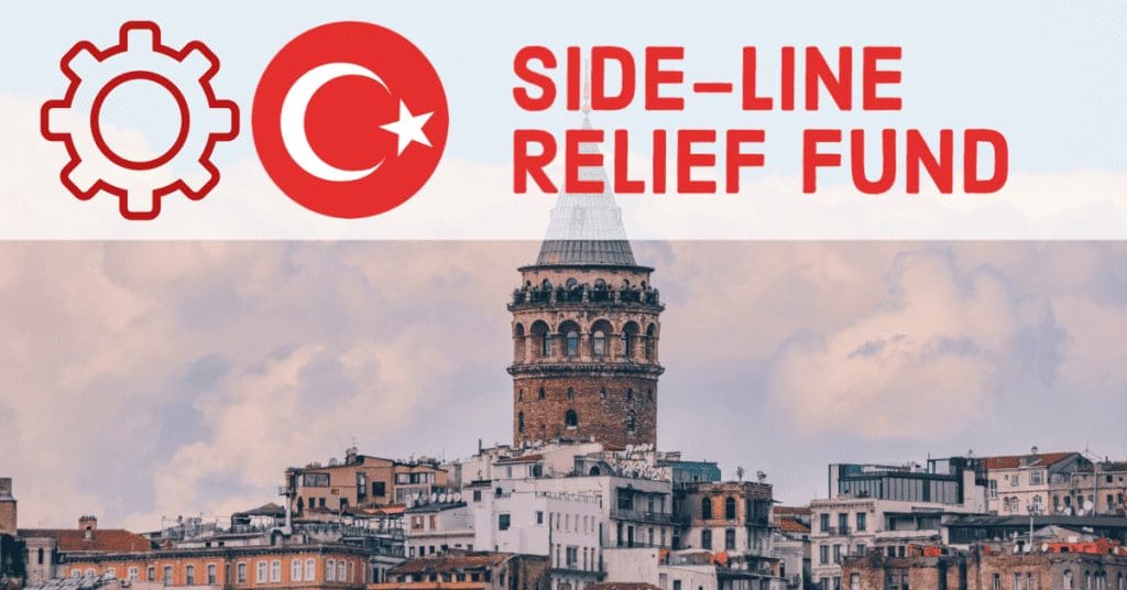 Side-Line starts Turkish Emergency Humanitarian Assistance relief fund