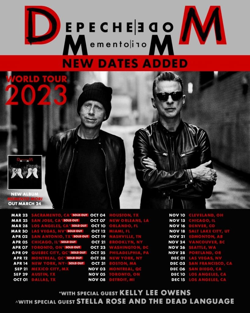 Depeche Mode extends ‘Memento Mori’ World Tour with additional North American leg