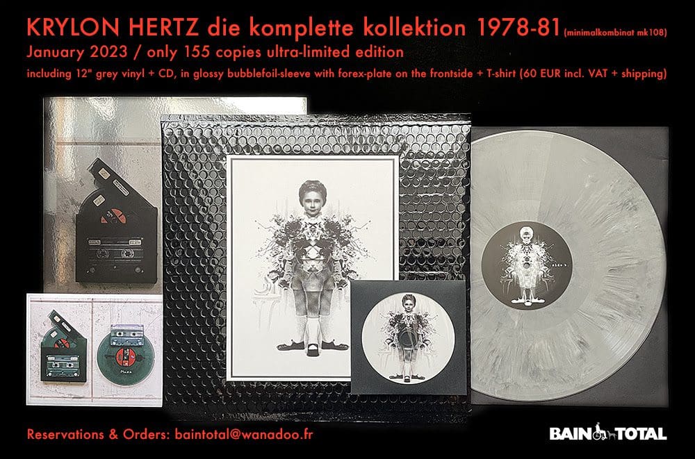 Krylon Hertz, the pre-Die Form project by Philippe F., gets compiled (albeit in a VERY limited run) on 'Die komplette Kollektion (1978-1981)'