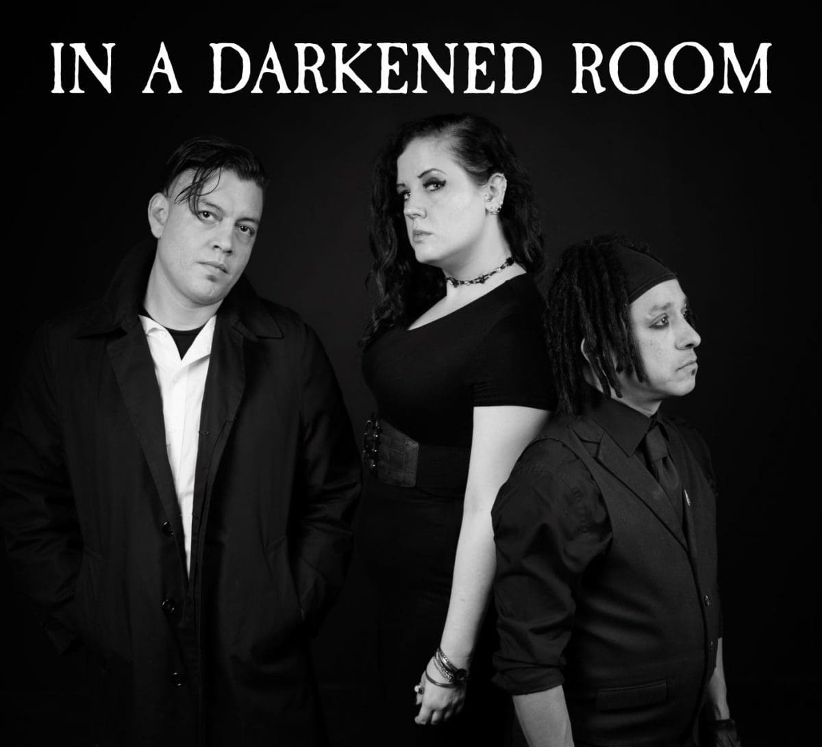 Goth rock/post-punk trio In A Darkened Room presents all new video: 'Descend'