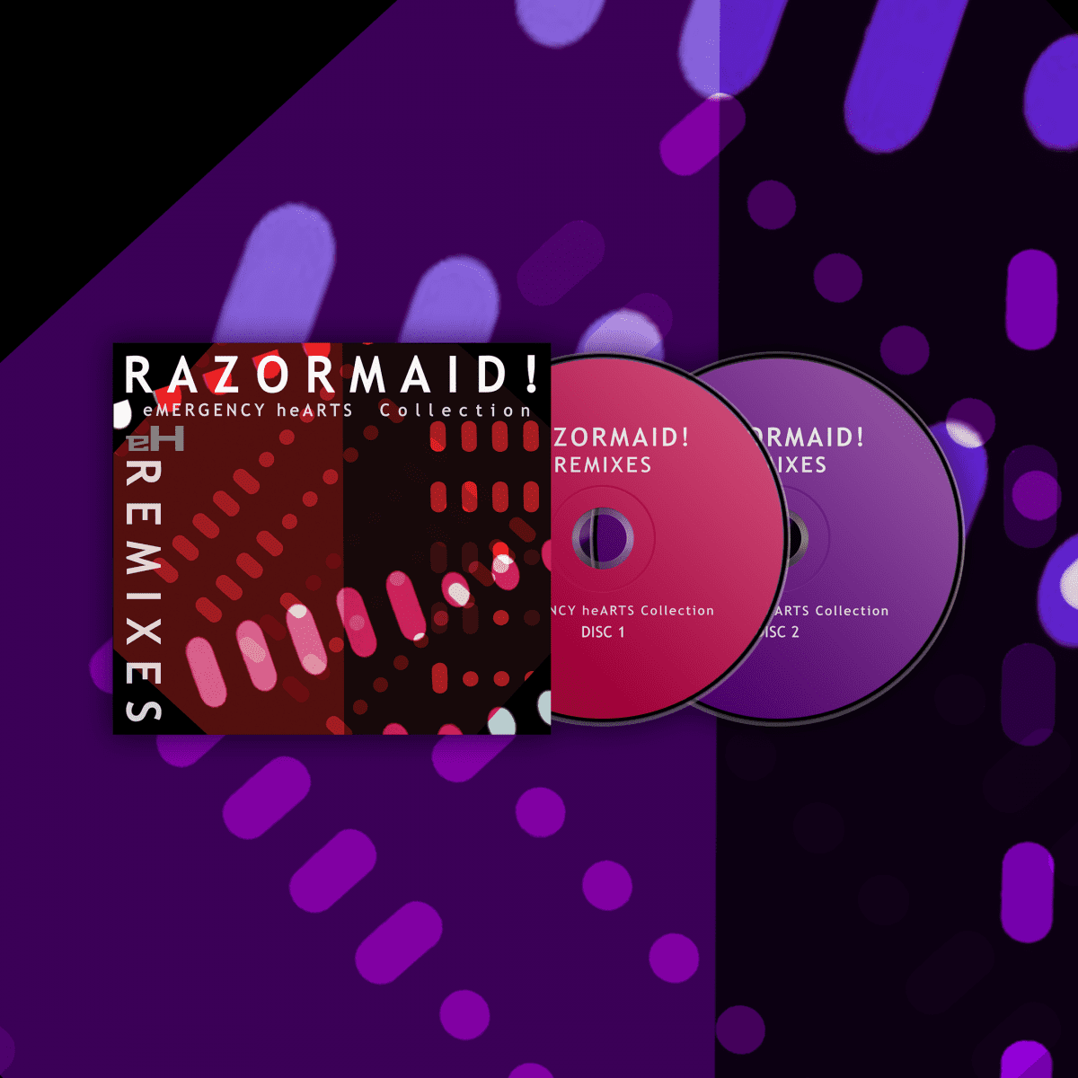 Razormaid remixes revived on new compilation by Re:Mission Entertainment / eMERGENGY heARTS feat. Front 242, Microchip League 2.0, Tanz Waffen, T-4-2 and more