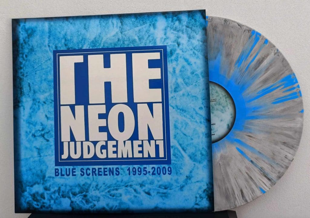the Neon Judgement Presents blue Screens Vinyl Compilation Sideline Magazine the Neon Judgement Presents 'blue Screens' Vinyl Compilation
