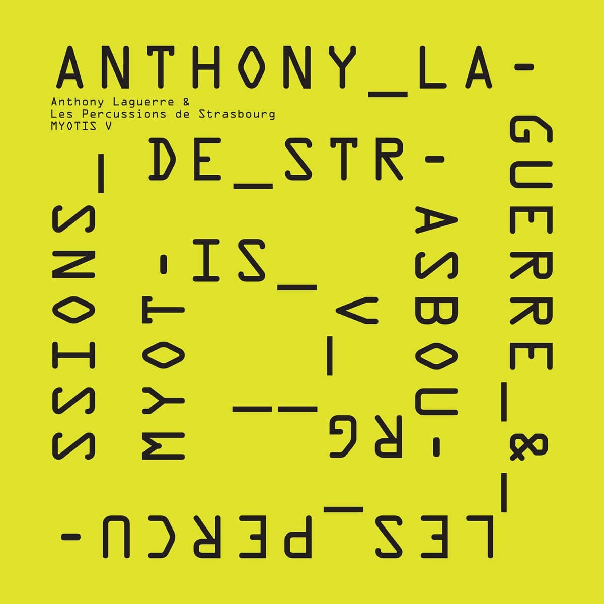 Anthony Laguerre collaborates with Les Percussions de Strasbourg on new album, 'MYOTIS V'